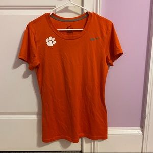 NIKE Clemson DriFit Short Sleeve Shirt